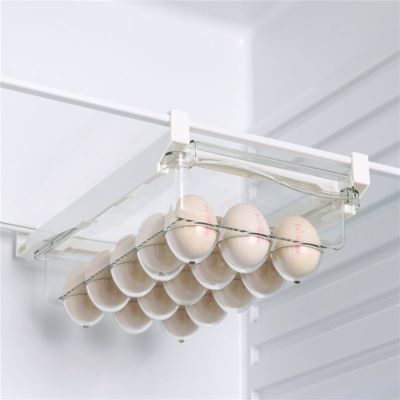 MOUMOUTEN Modern Plastic Dip Storage Basket with Open Front for Kitchen Organization