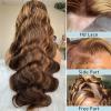 Wavy Lace Front Wig for Women, Human Hair, 13x6 HD Lace, 32 in, #180 Density view 2