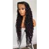 Pre-Plucked Lace Front Wig, Water Wave Human Hair, 16-Inch, 180% Density view 1
