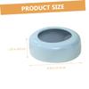 Toddmomy Exotic Shorthair Ceramic Food Bowl for Pets, Flat, Large Capacity, Sky- view 4