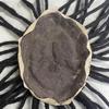 Men’s Afro Curly Dreadlock Full Lace Toupee, Natural Black view 2