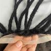 Men’s Afro Curly Dreadlock Full Lace Toupee, Natural Black view 3