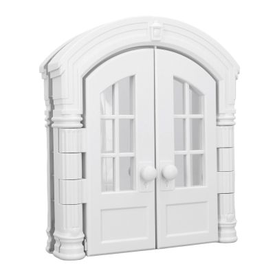 Double-Flap Door in French Design, Without Locks, with Flap, for Dogs and Cats, Easy to Install, Durable, Plastic + ABS