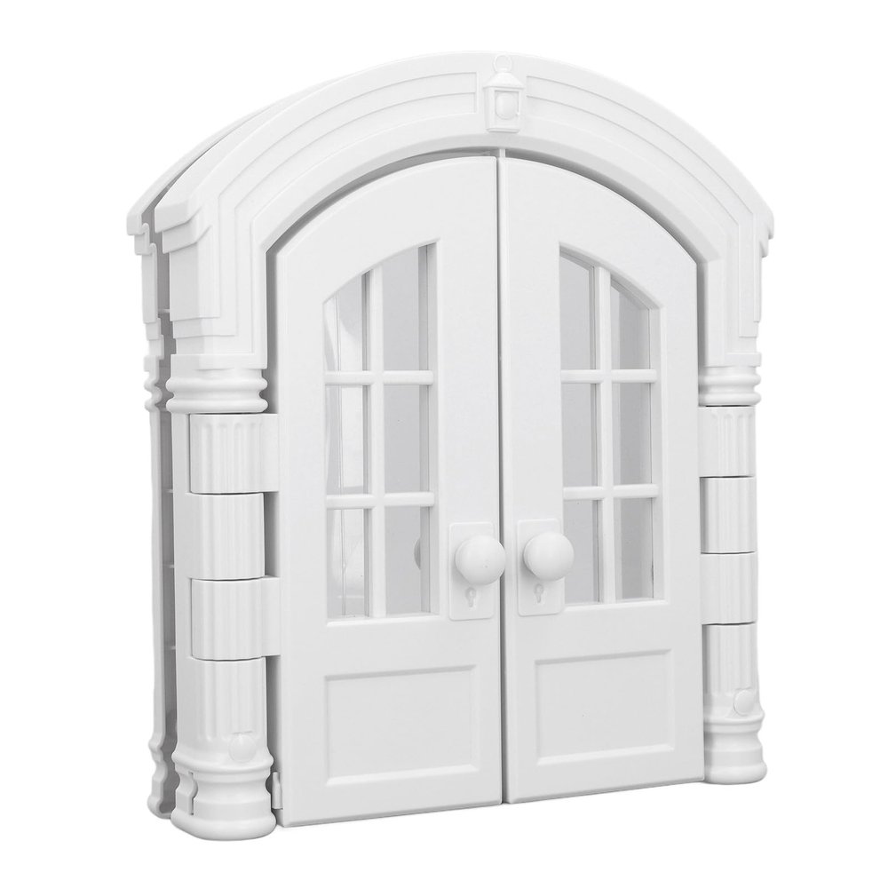 Double-Flap Door in French Design, Without Locks, with Flap, for Dogs and Cats, Easy to Install, Durable, Plastic + ABS