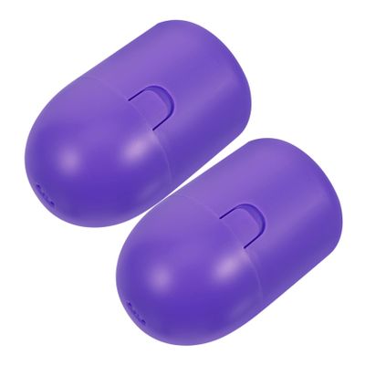 2-Pack Purple PP Storage Boxes for Menstrual Cups