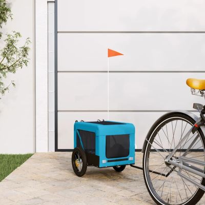 ZEYUAN Blue and Black Dog Bicycle Trailer, Oxford Fabric & Iron, 93911