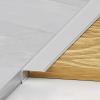 Aluminum Floor Edge Trim, 90° Angle Profile, 135 cm × 2, Silver, 50 mm Wide view 2