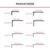 Aluminum Corner Protector, 135 cm x 2, 90° Edge Trim, Silver, 40 mm view 3