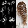 Mulzile 6-Piece Rhinestone Hairpins for Women view 1
