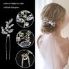 Mulzile 6-Piece Rhinestone Hairpins for Women view 2