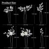Mulzile 6-Piece Rhinestone Hairpins for Women view 3