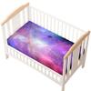 Morbuy Baby Crib Fitted Sheet, Starry Sky Microfiber Sheet for Crib, Bassinet and Stroller Mattress Cover for Newborns (H, 120 x 60 cm) view 3