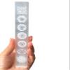 Steinfixx Genuine Selenite Charging Plate with Chakra Symbols, 20 cm, incl. Acrylic Stand view 1