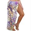 GRRKDFQ Women's Sexy Mermaid Cosplay Costume Lace-Up Long Wrap Hip Skirt, Pink, M view 4