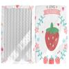 Odot Fitted Crib Sheet for Baby and Toddler Beds with Strawberry Print, Microfiber Mattress Cover, Nordic Wreath, 70 x 140 cm view 2