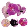 FRCOLOR Set of Hair Clips with Artificial Butterfly Orchid view 2