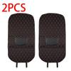 FGAITH 2-Piece Leather Car Seat Back Kick Mat for Peugeot 308 SW (5 Seats), 2009-2016, Black/Red view 2