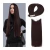 16–26 in Tape-In Hair Extensions, Remy Brazilian Human Hair, Invisible Skin Weft, No. 2 Dark Brown view 1