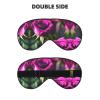 Double-Sided Purple Rose Eye Mask, Soft and Light-Blocking view 2