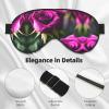 Double-Sided Purple Rose Eye Mask, Soft and Light-Blocking view 4
