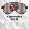 Ultra-Soft, Light-Blocking Eye Mask with “Treble Love and Music” Print for Optimal Comfort and Restful Sleep view 3