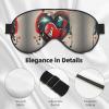 Ultra-Soft, Light-Blocking Eye Mask with “Treble Love and Music” Print for Optimal Comfort and Restful Sleep view 4