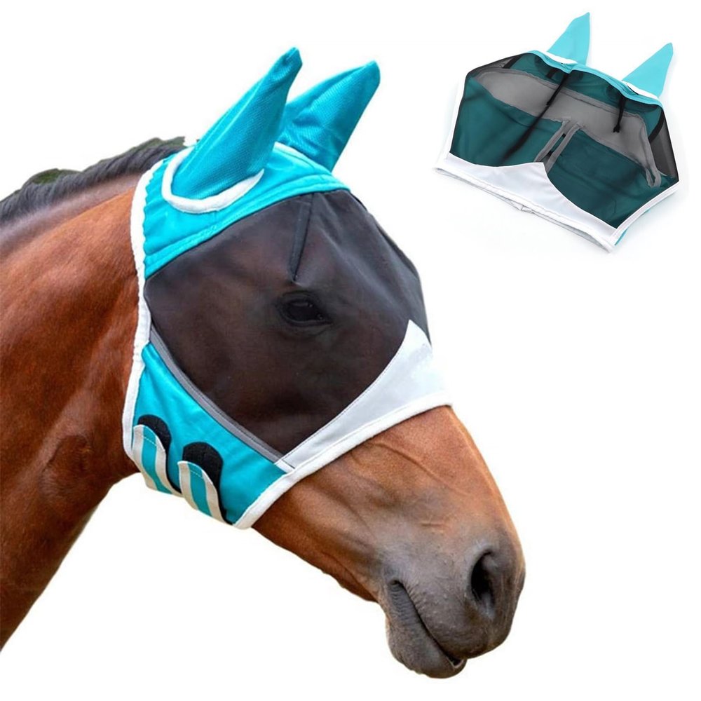 Horse Fly Mask with UV Protection (L)