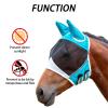Horse Fly Mask with UV Protection (L) view 4