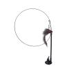 SUBLXPoten Interactive Cat Toy with Feather Bird and Bell, Cat Wand with Suction Cup, Color A-03 view 1