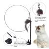 SUBLXPoten Interactive Cat Toy with Feather Bird and Bell, Cat Wand with Suction Cup, Color A-03 view 4