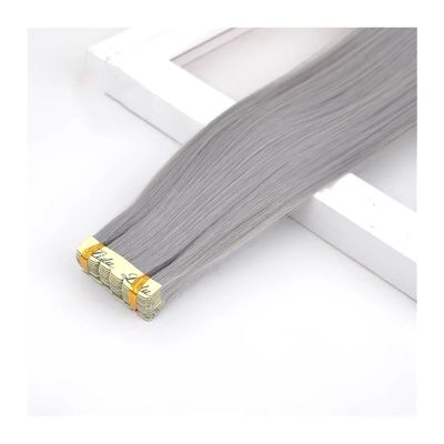Tape-In Hair Extensions, Colored Synthetic Straight Hair, 10 Pieces