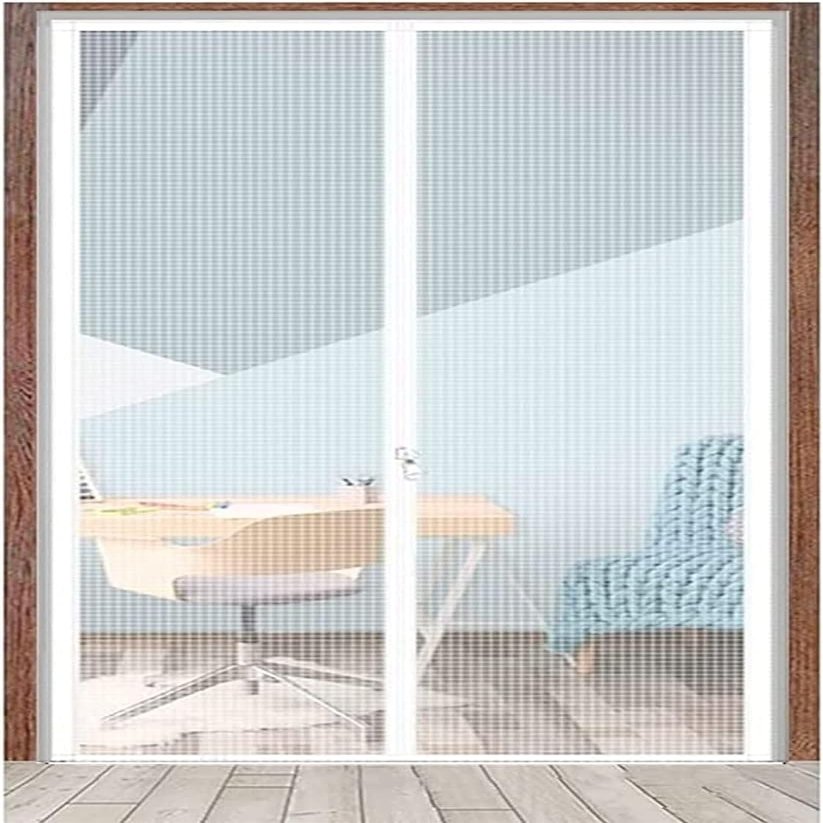 Magnetic Screen Door for Pets, White, 80 x 210 cm