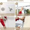 Cat-Resistant Pet Screen Door, 95 x 205 cm, Thick Mesh with Zipper (Size: 80 x 210 cm) view 4
