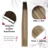 Tape-In Hair Extensions, Human Hair, Self-Adhesive, Dark Roots, Balayage 3/8/22 Blonde view 2