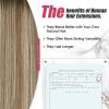 Tape-In Hair Extensions, Human Hair, Self-Adhesive, Dark Roots, Balayage 3/8/22 Blonde view 4