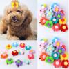 50 Plush Ball Hair Clips for Dogs view 1