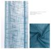 Musihy Voile Curtains, 107 x 138 cm, Breathable Sheer Curtains in Teal for Bedroom/Living Room view 3