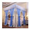IUokLU European Court Bed Canopy Mosquito Net, Princess Bedroom Decorative Bed Curtain with Holder for Single or Double Beds view 1