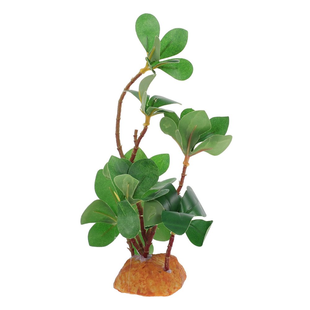 SEWOART Artificial Terrarium Plant for Reptiles