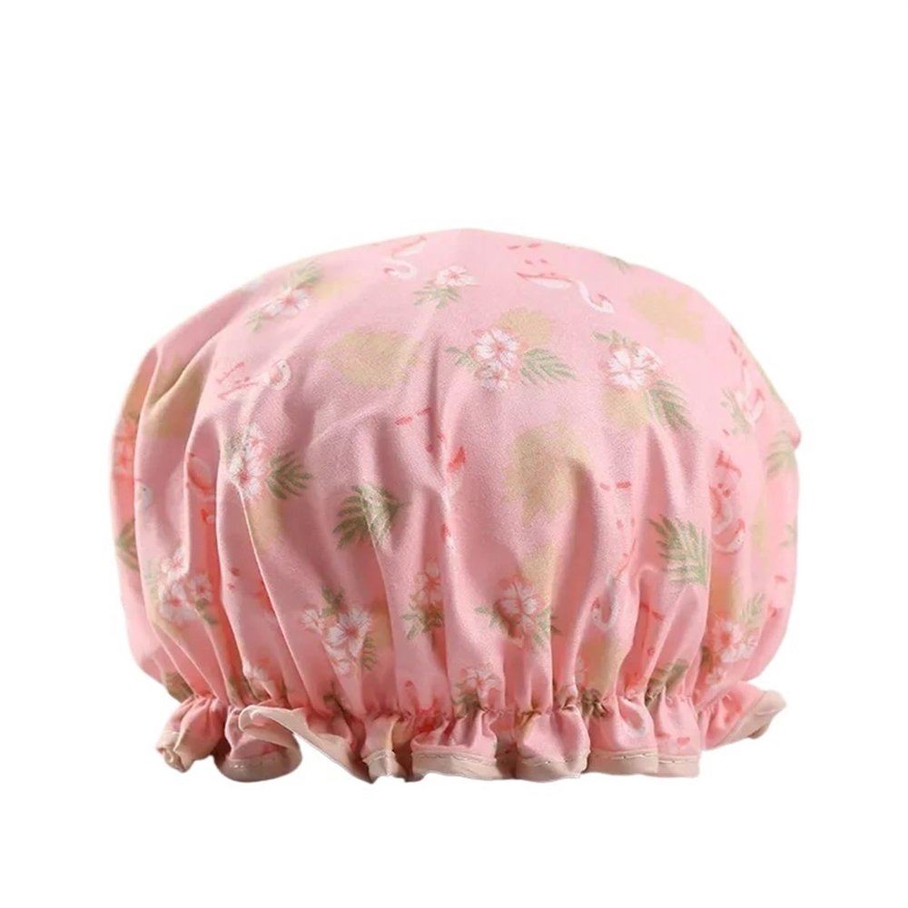AYWTIUN Thick Double-Layer Shower Caps for Women, Colorful, Waterproof (Color I)