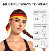 Sweat-Absorbing Germany Flag Bandana Headband for Sports view 4