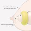 YOHKOH Wide-Neck Glass Baby Bottles, Anti-Colic Set with Ultra-Soft Silicone Nipples, 1+ Month, Yellow, 100 mL, 2-Pack view 4