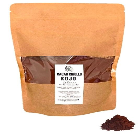 Reddish Cacao Powder LaProve Rojo 100% Criollo for Cacao Rituals and Ceremonies, 400 g