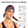 Patriotic Stars Stripes Independence Day Performance Sweat-Absorbing Headband for Tennis, Running and Cycling, Unisex Headband for Women and Men view 4