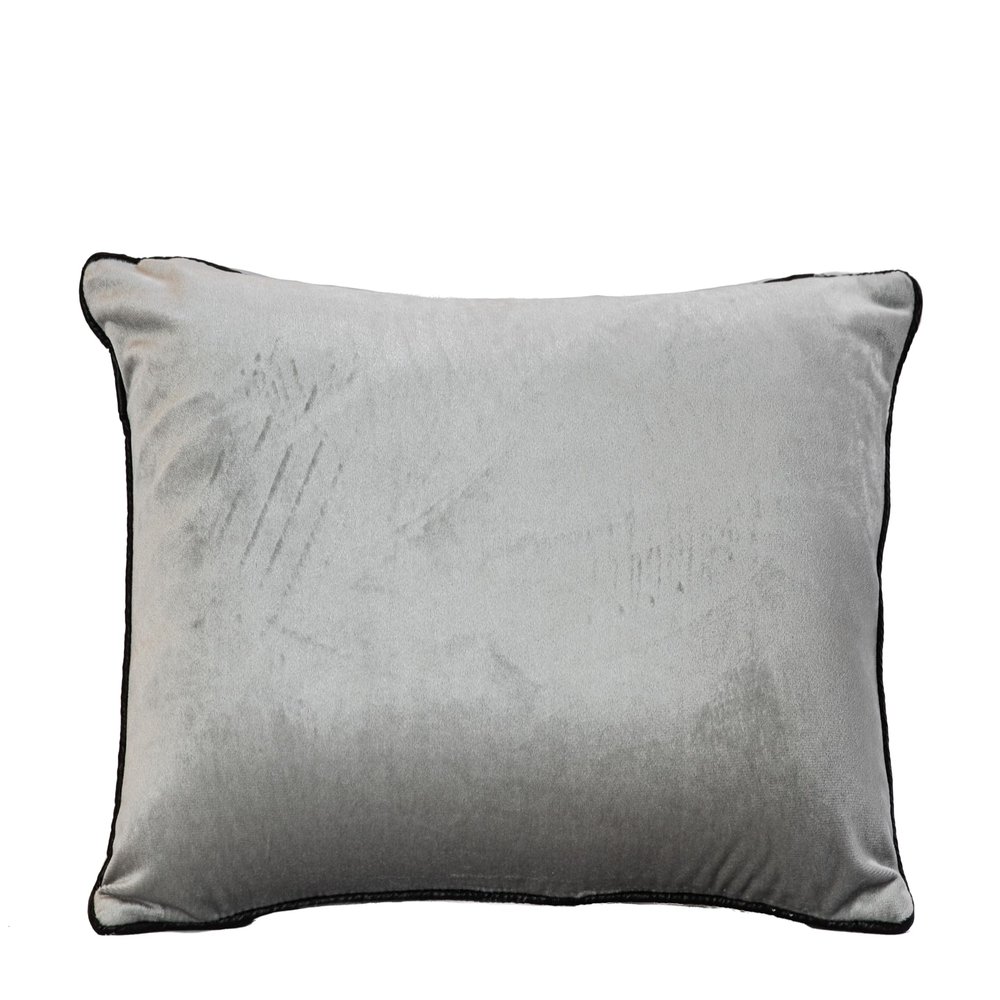 Chic Home Velvet Pillowcase POSH CHIC 30x50 Gray