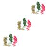 INOOMP 9-Piece Artificial Reptile Vines, Flexible Plastic Climbing Plants for Terrariums view 1