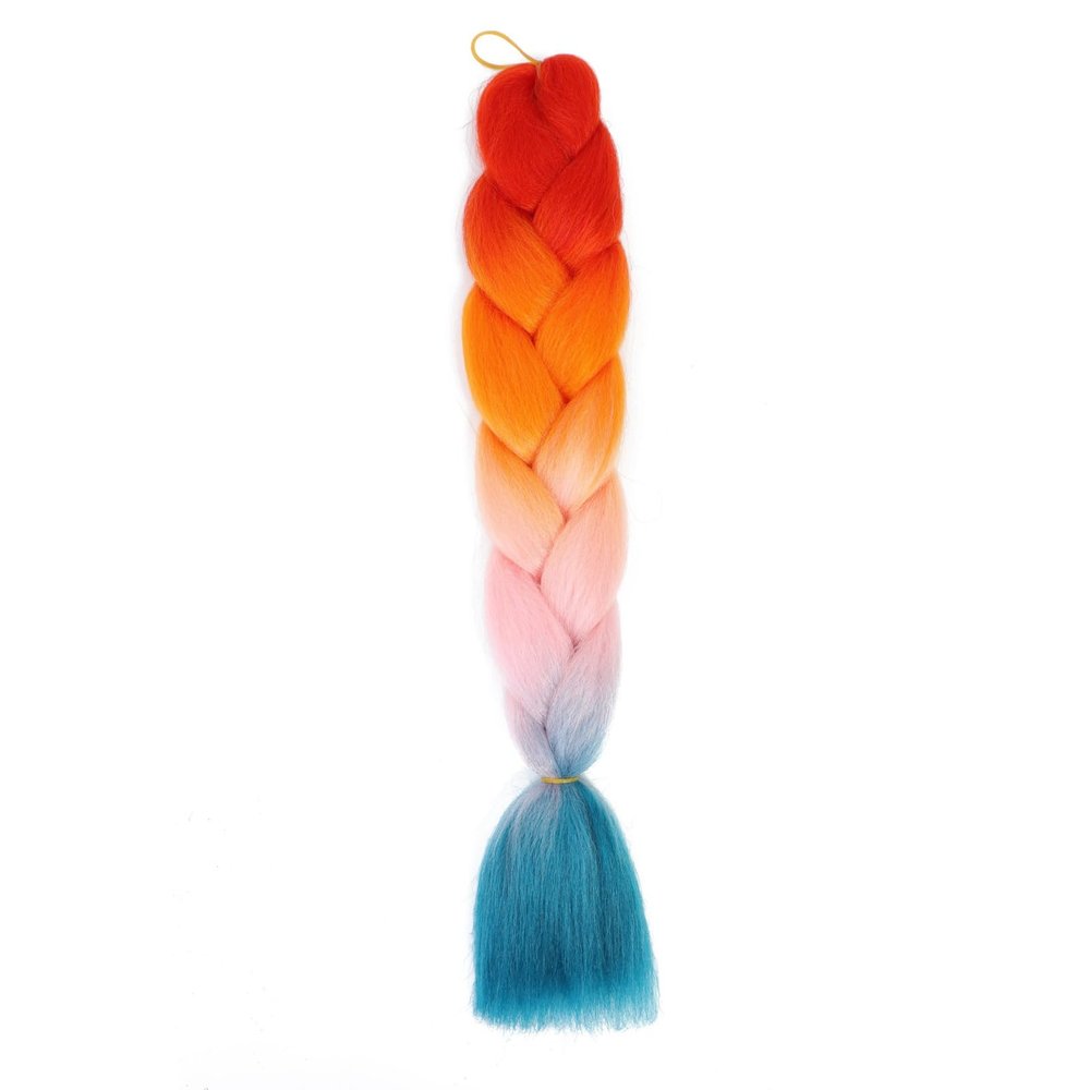 Ombre Kanekalon Jumbo Braiding Hair Extensions, 24 in, 3-Pack