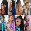 Ombre Kanekalon Braiding Hair, 24-Inch Jumbo Synthetic Extensions, 3-Pack view 2