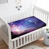 Treer Baby Fitted Crib Sheet with Elastic, Stars, 140 x 70 x 20 cm view 1
