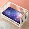 Treer Baby Fitted Crib Sheet with Elastic, Stars, 140 x 70 x 20 cm view 2